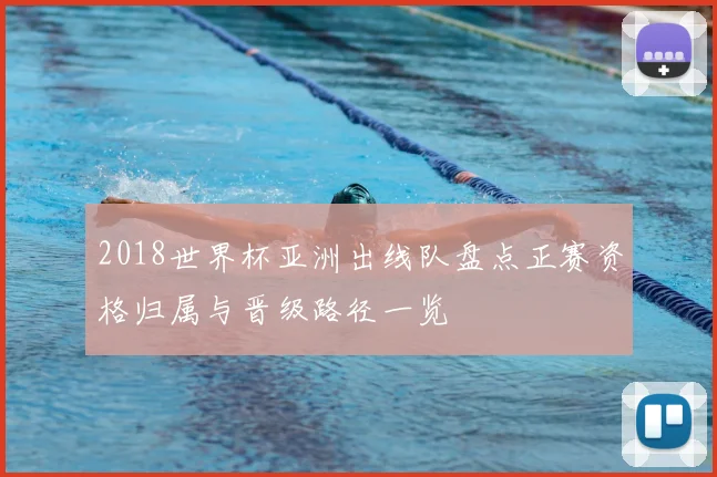 2018世界杯亚洲出线队盘点正赛资格归属与晋级路径一览